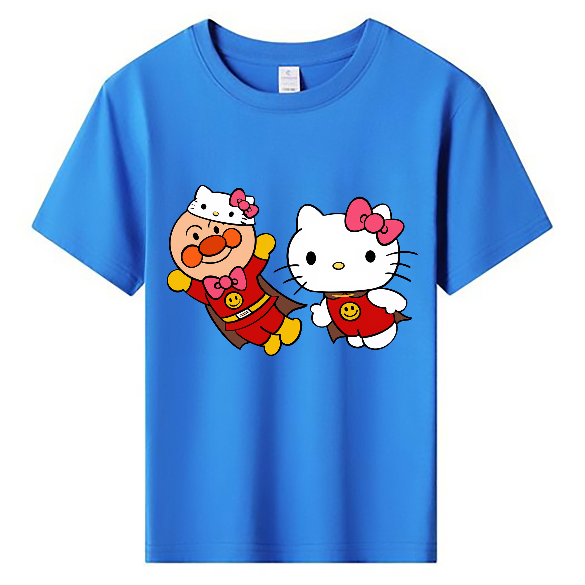 （画像用） アンパンマン Anpanman 綿100％キッズTシャツ（フロントプリント）